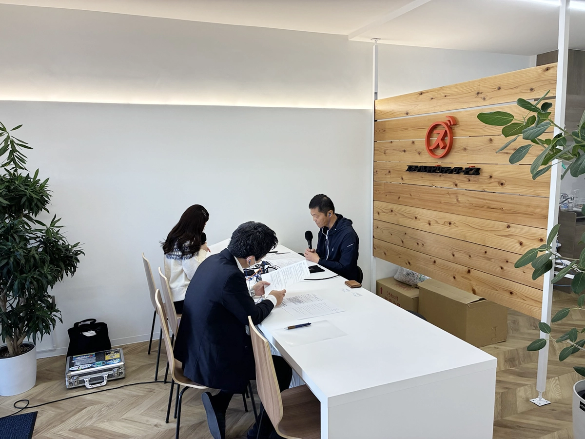 FM沖縄ラジオ取材